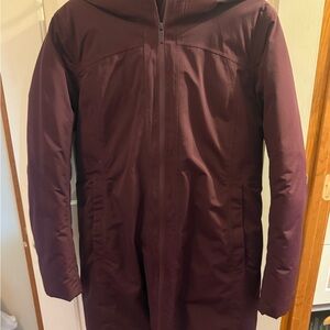 lululemon athletica Women's Burgundy Down Parka